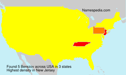 Surname Berezov in USA Surname Berezov in USA