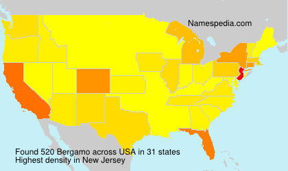 Surname Bergamo in USA Surname Bergamo in USA
