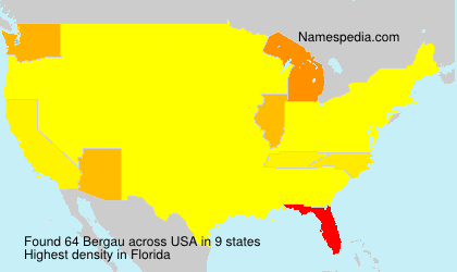 Surname Bergau in USA Surname Bergau in USA