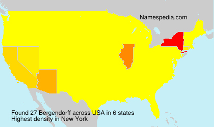 Surname Bergendorff in USA Surname Bergendorff in USA