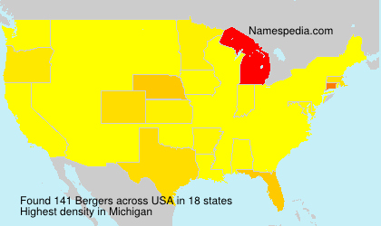 Surname Bergers in USA Surname Bergers in USA