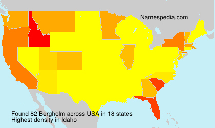 Surname Bergholm in USA Surname Bergholm in USA