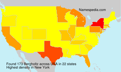 Surname Bergholtz in USA Surname Bergholtz in USA