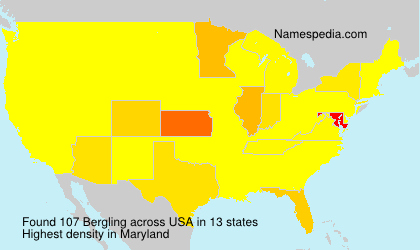 Surname Bergling in USA Surname Bergling in USA