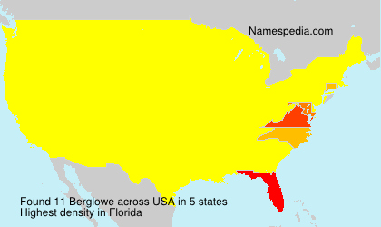 Surname Berglowe in USA Surname Berglowe in USA