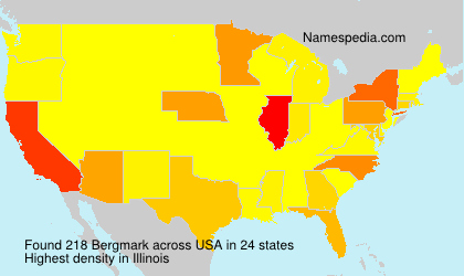 Surname Bergmark in USA Surname Bergmark in USA