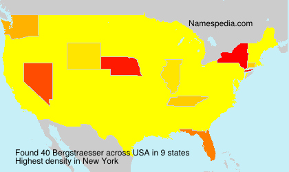 Surname Bergstraesser in USA Surname Bergstraesser in USA