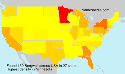 Surname Bergwall in USA Surname Bergwall in USA