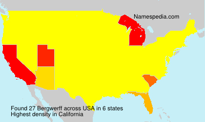 Surname Bergwerff in USA Surname Bergwerff in USA