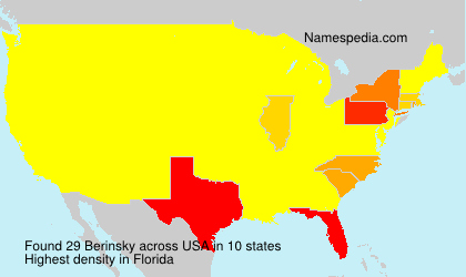 Surname Berinsky in USA Surname Berinsky in USA