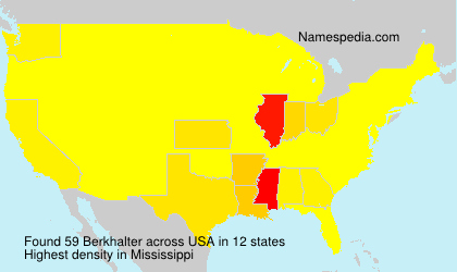 Surname Berkhalter in USA Surname Berkhalter in USA