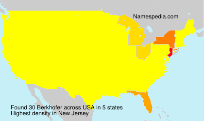 Surname Berkhofer in USA Surname Berkhofer in USA