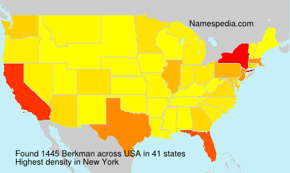 Surname Berkman in USA Surname Berkman in USA
