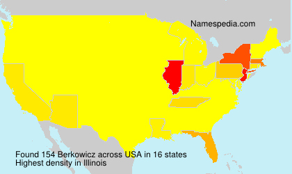 Surname Berkowicz in USA Surname Berkowicz in USA