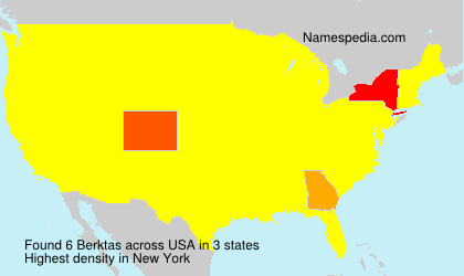 Surname Berktas in USA