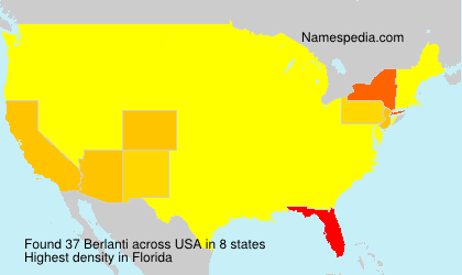 Surname Berlanti in USA Surname Berlanti in USA