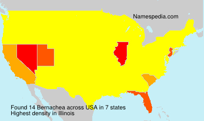 Surname Bernachea in USA Surname Bernachea in USA