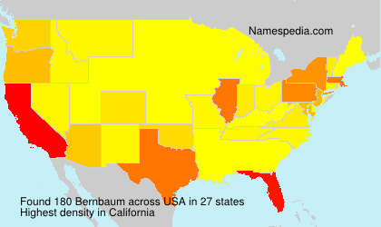 Surname Bernbaum in USA Surname Bernbaum in USA