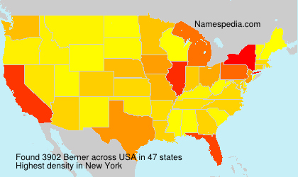 Surname Berner in USA Surname Berner in USA