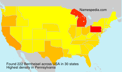 Surname Bernheisel in USA Surname Bernheisel in USA