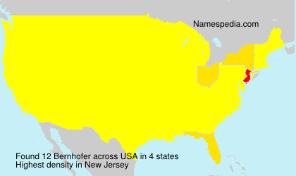 Surname Bernhofer in USA Surname Bernhofer in USA