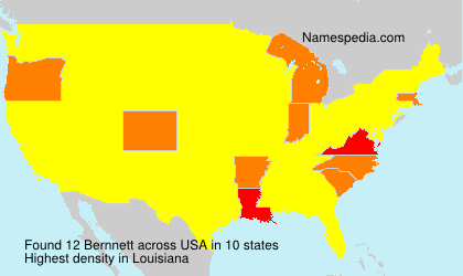 Surname Bernnett in USA Surname Bernnett in USA