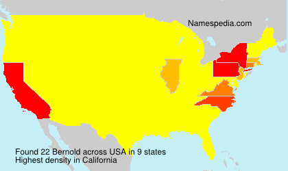 Surname Bernold in USA Surname Bernold in USA