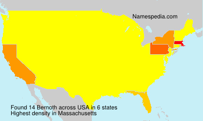 Surname Bernoth in USA Surname Bernoth in USA