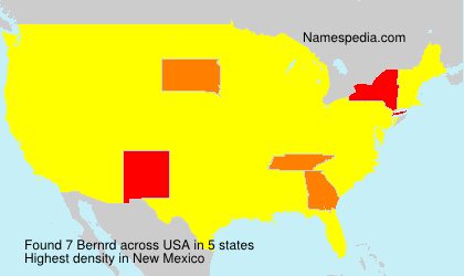 Surname Bernrd in USA Surname Bernrd in USA