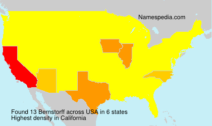 Surname Bernstorff in USA Surname Bernstorff in USA