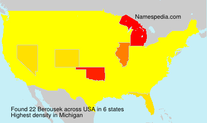 Surname Berousek in USA Surname Berousek in USA