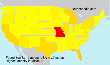 Surname Berra in USA Surname Berra in USA