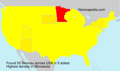 Surname Berreau in USA Surname Berreau in USA