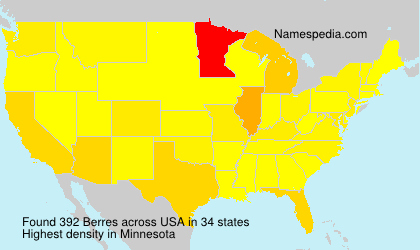 Surname Berres in USA Surname Berres in USA