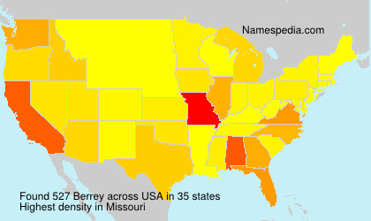 Surname Berrey in USA Surname Berrey in USA