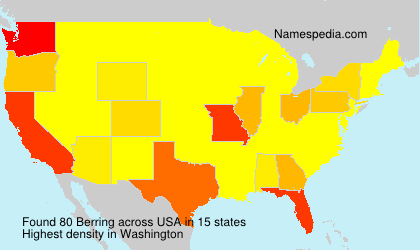 Surname Berring in USA Surname Berring in USA