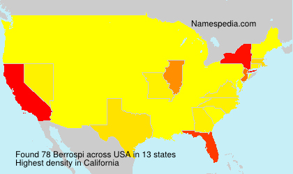 Surname Berrospi in USA Surname Berrospi in USA