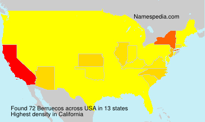 Surname Berruecos in USA Surname Berruecos in USA