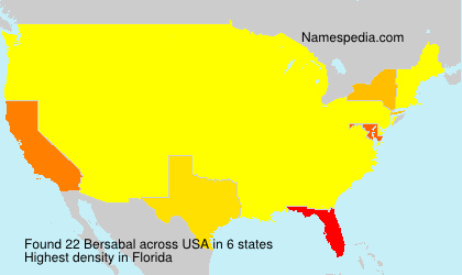 Surname Bersabal in USA Surname Bersabal in USA