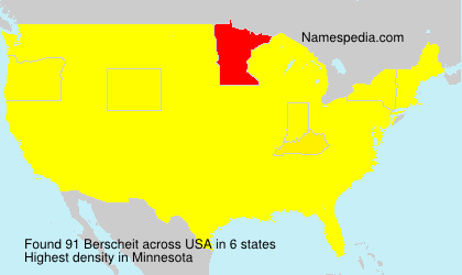 Surname Berscheit in USA Surname Berscheit in USA