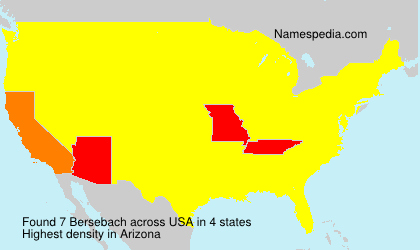 Surname Bersebach in USA Surname Bersebach in USA