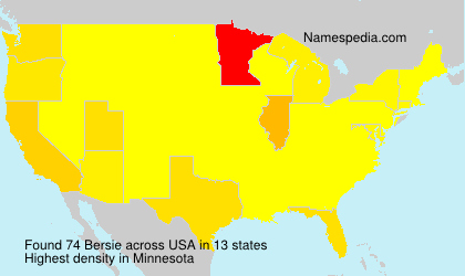 Surname Bersie in USA Surname Bersie in USA