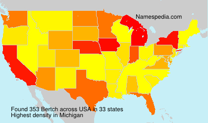 Surname Bertch in USA Surname Bertch in USA