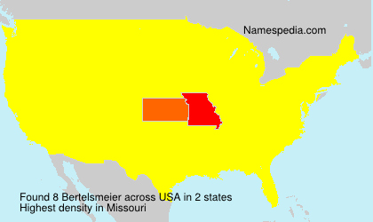 Surname Bertelsmeier in USA Surname Bertelsmeier in USA