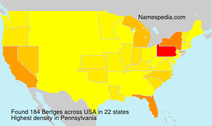 Surname Bertges in USA Surname Bertges in USA