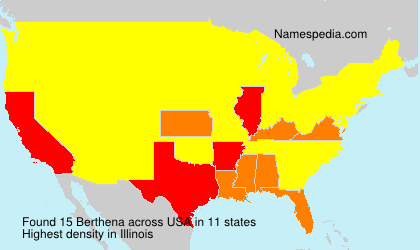 Surname Berthena in USA Surname Berthena in USA