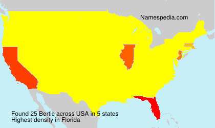Surname Bertic in USA Surname Bertic in USA