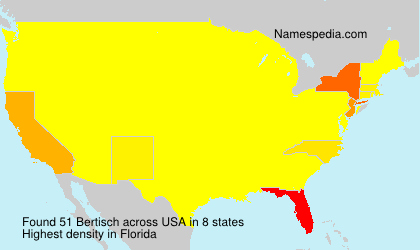 Surname Bertisch in USA Surname Bertisch in USA
