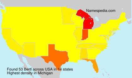 Surname Bertl in USA Surname Bertl in USA