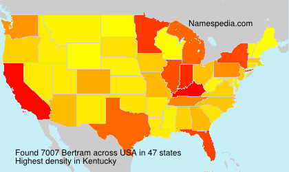 Surname Bertram in USA